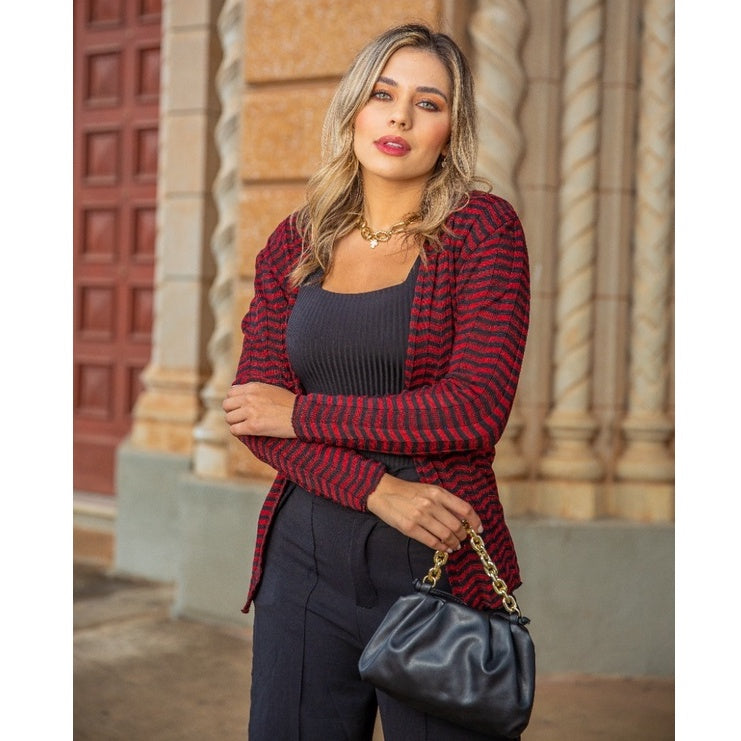 Casaquinho Feminino Casaco Feminino Tricot Roupa Feminina