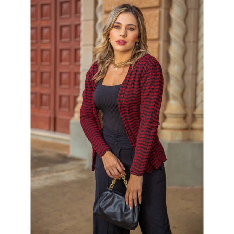 Casaquinho Feminino Casaco Feminino Tricot Roupa Feminina