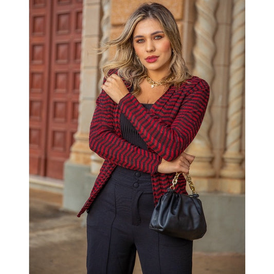 Casaquinho Feminino Casaco Feminino Tricot Roupa Feminina